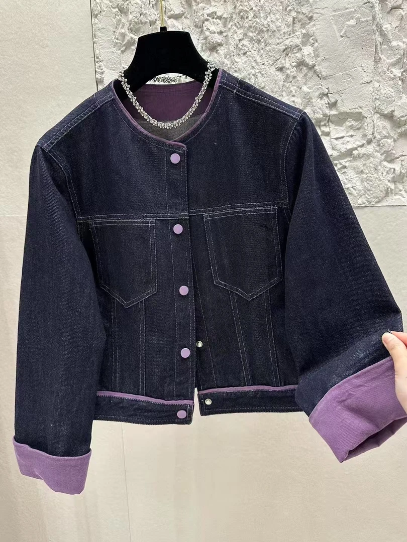 新款牛仔外套短款外套