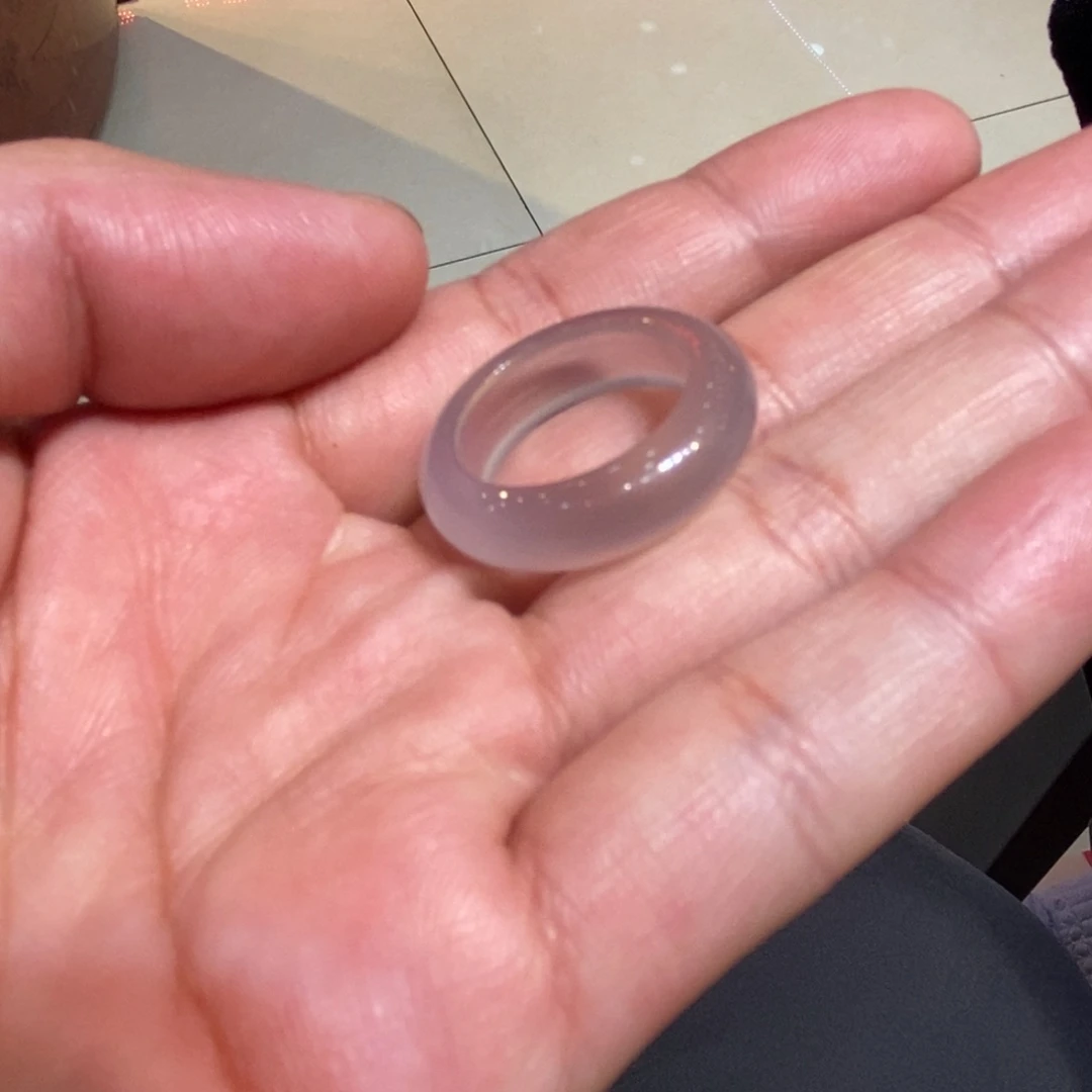 玛瑙/玉髓戒指未镶嵌蓝***猫