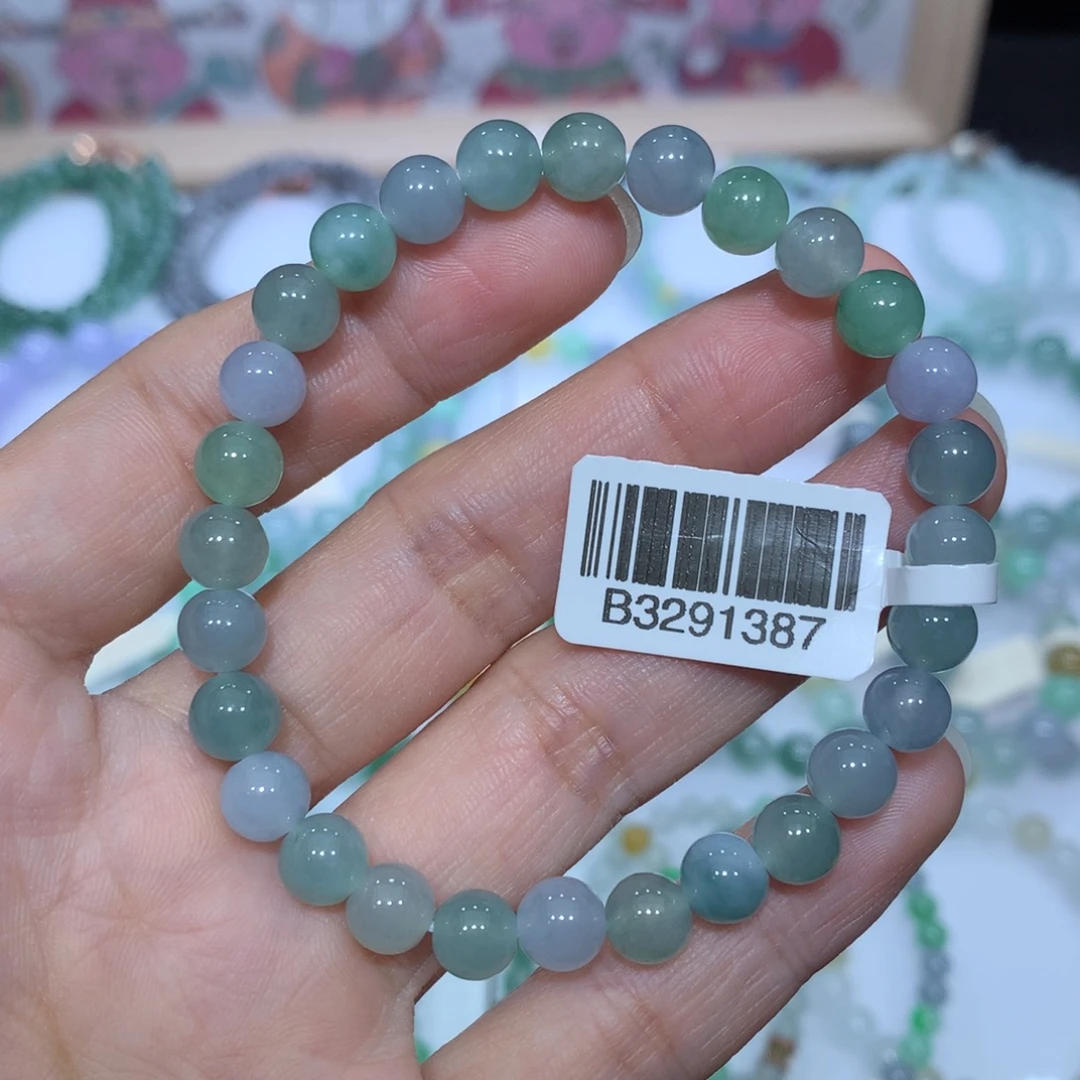 翡翠未镶嵌手链天然