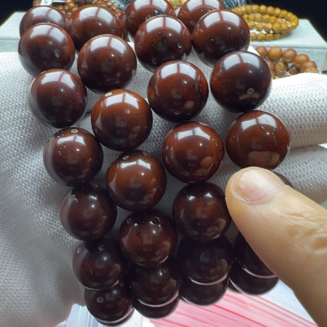 紫金鼠手串紫金鼠瑕疵款闪26