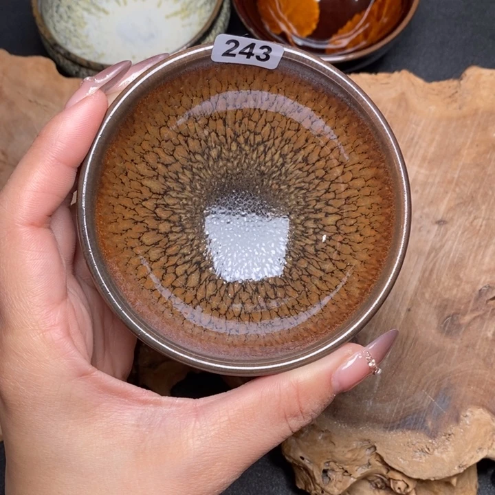 茶盏建窑建盏主人杯243微瑕