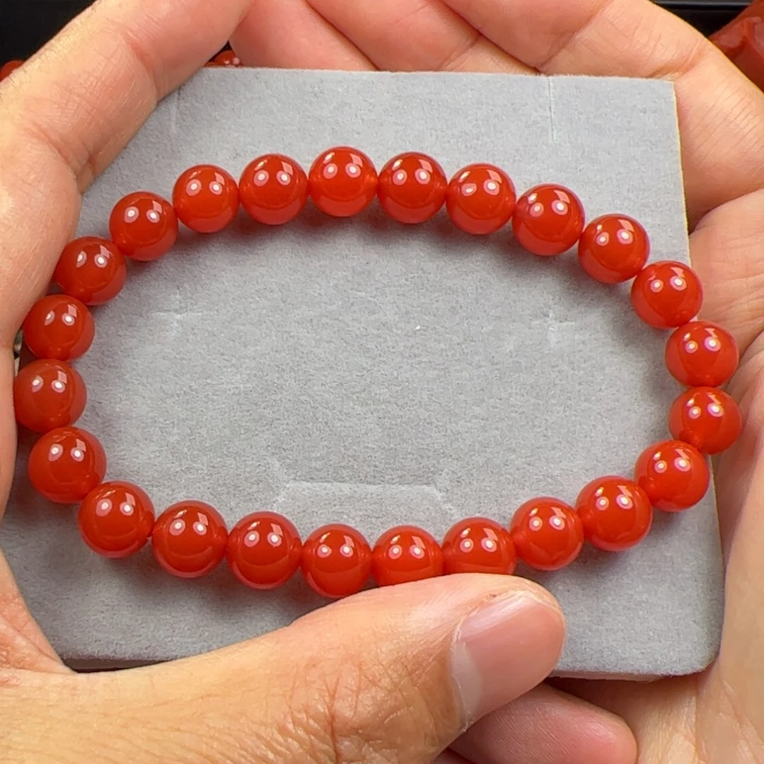 南红玛瑙珠子未镶嵌