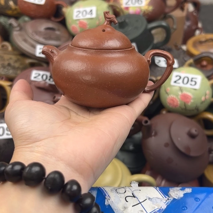 茶壶紫砂盖子微晃