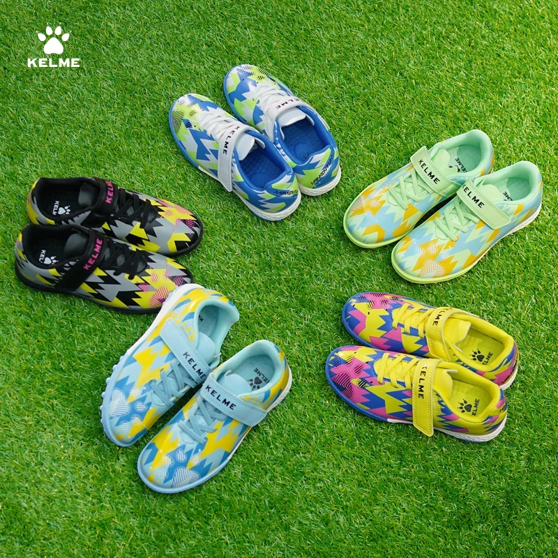 卡尔美儿童足球鞋碎钉足球鞋小学生足球鞋【LIVE】