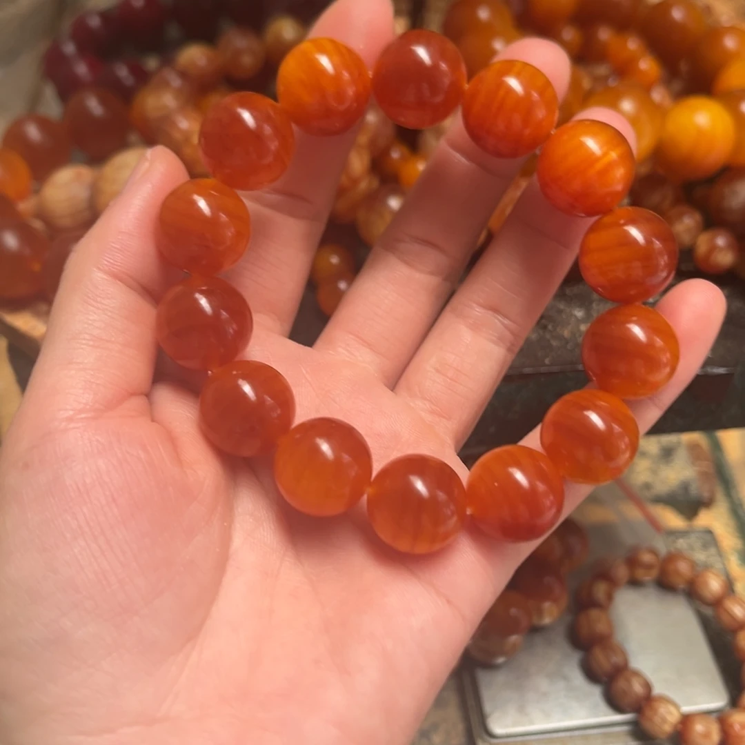 烟***散手串/手链松木（琥珀木）1.6包浆