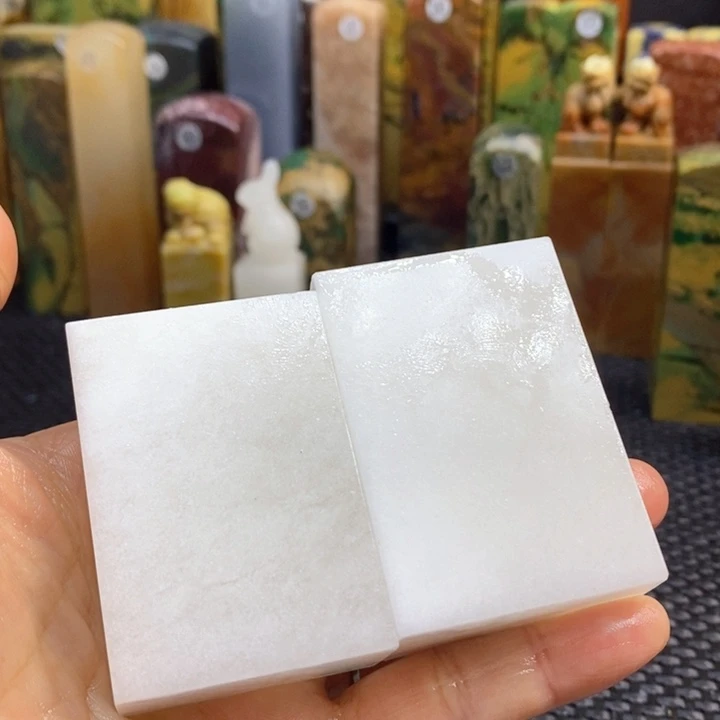 印度石用****吹青田石印章石