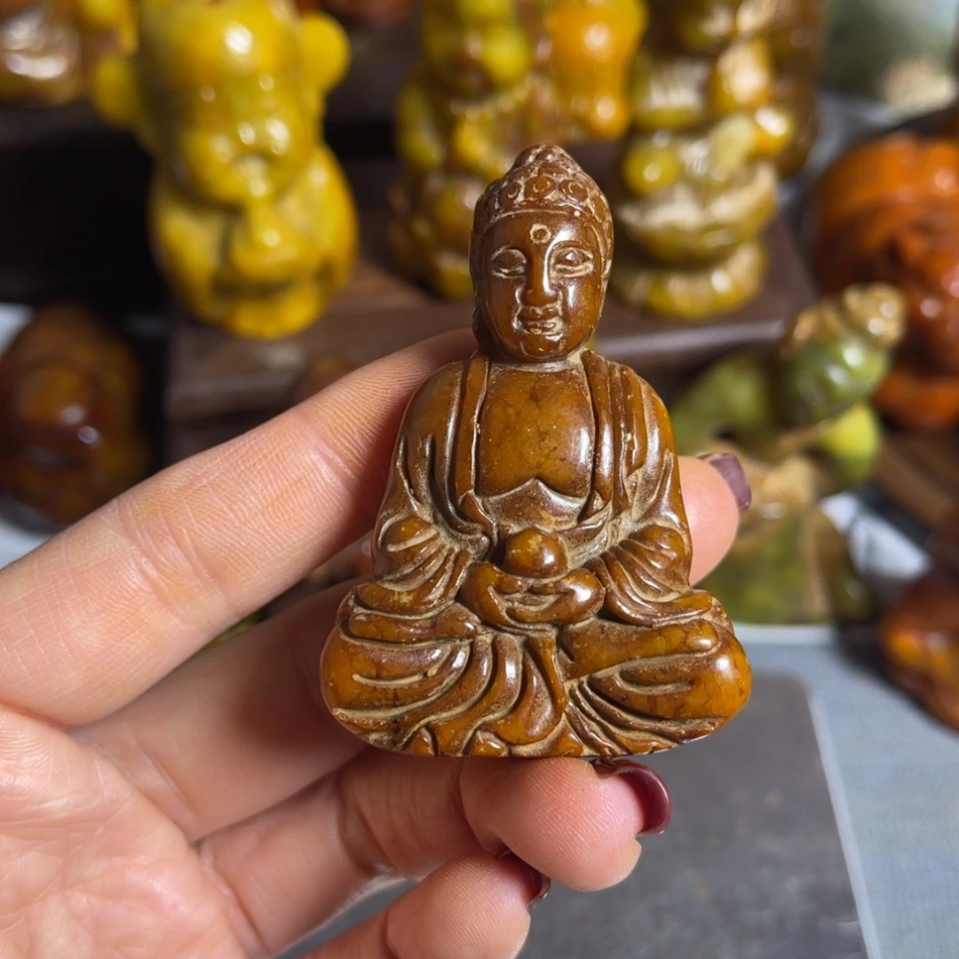 蛇纹石玉合金颈饰