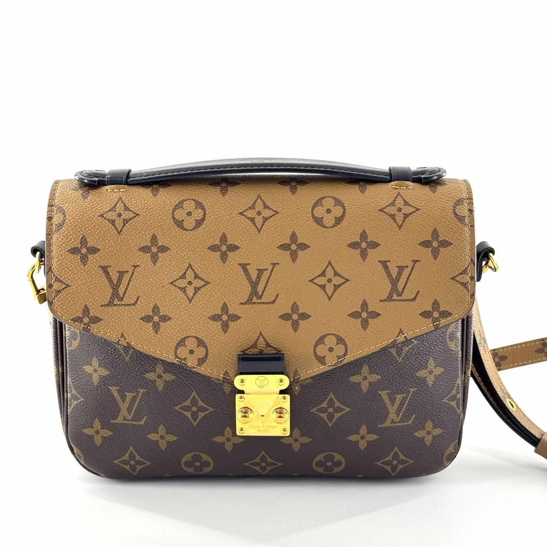 99新 LouisVuitton/路易威登 LV路易威登老花拼色邮差包 芯片款