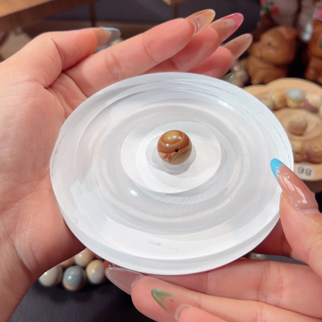 虾***心石英质玉手链未镶嵌80