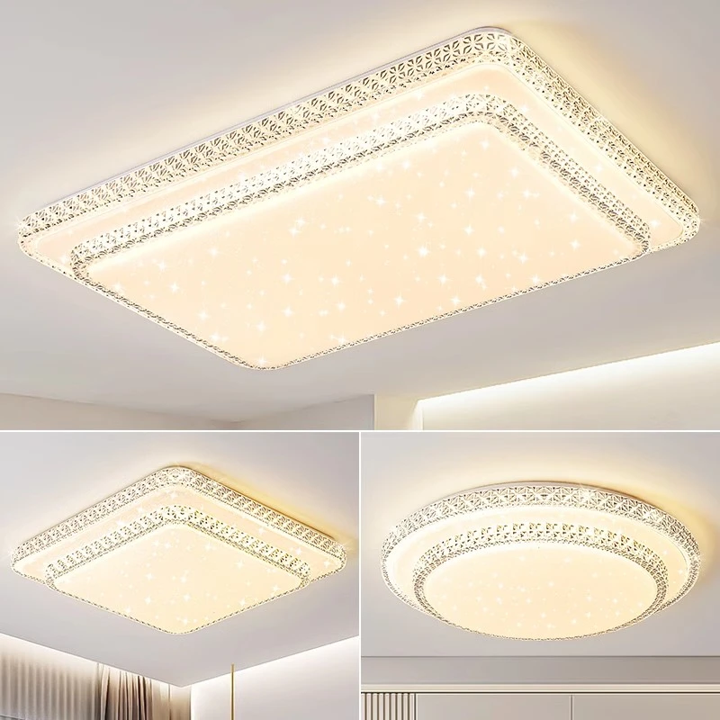 2025年新款led吸顶灯房间卧室灯客厅灯大厅现代简约大气中山灯具