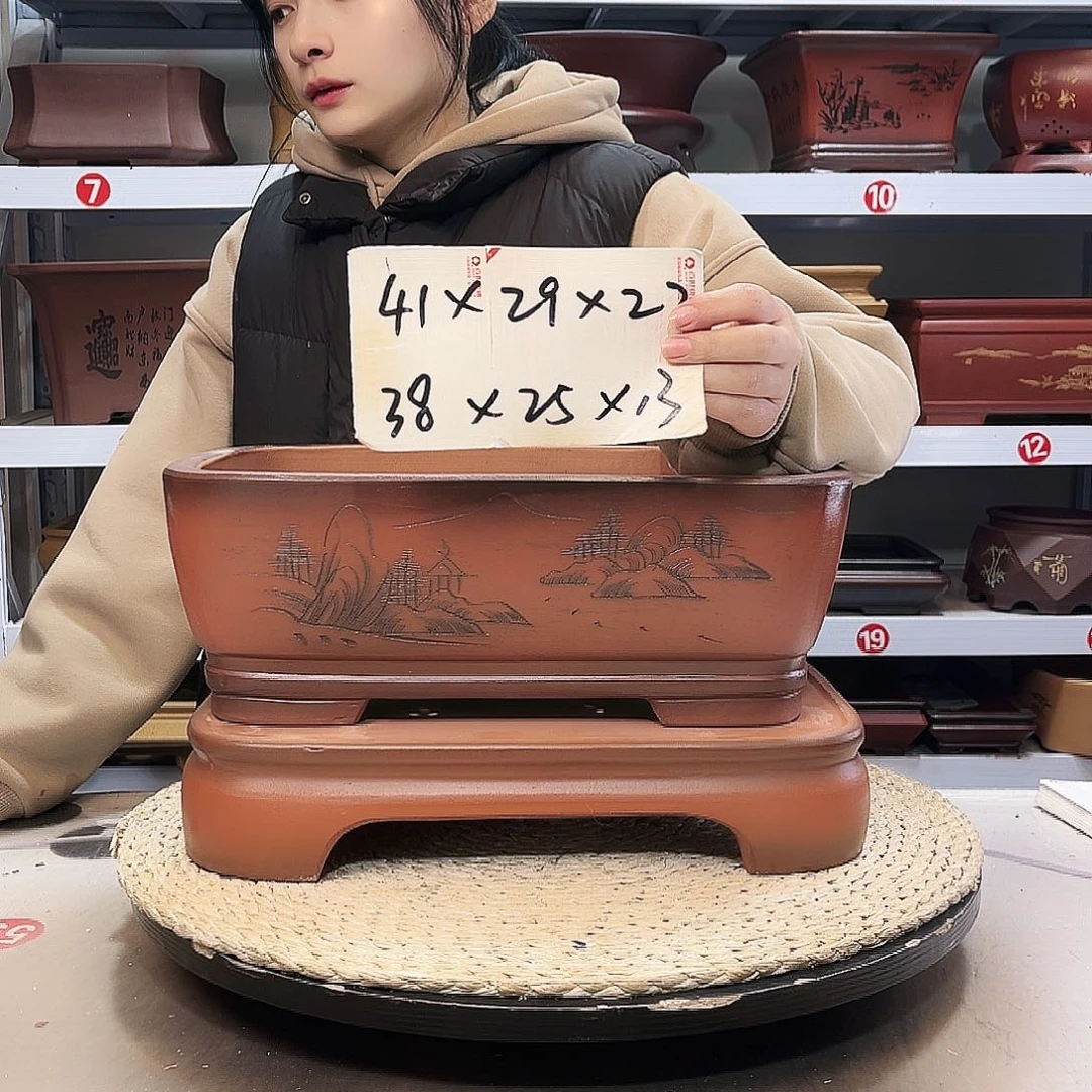 紫砂花盆紫砂花盆