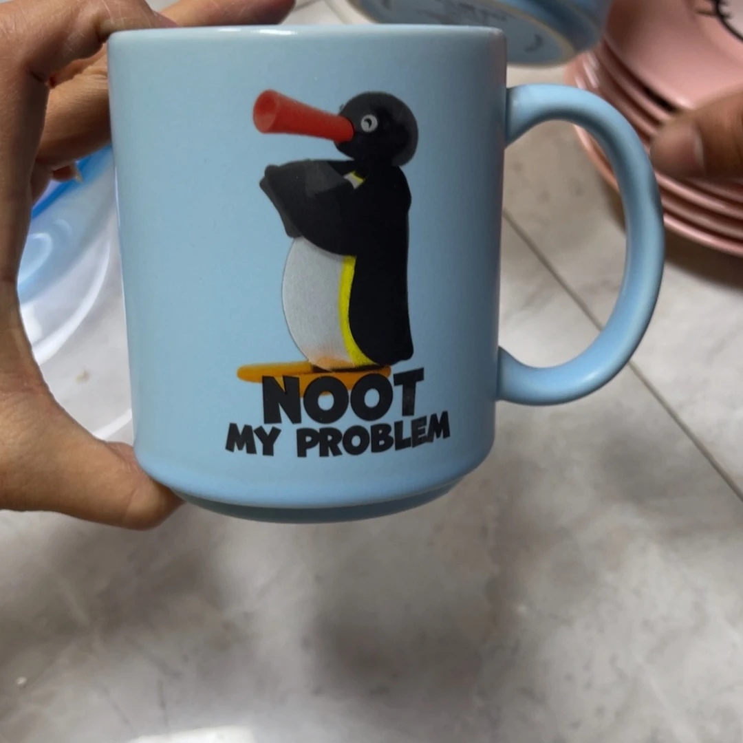 水晶玻璃吸管款企鹅