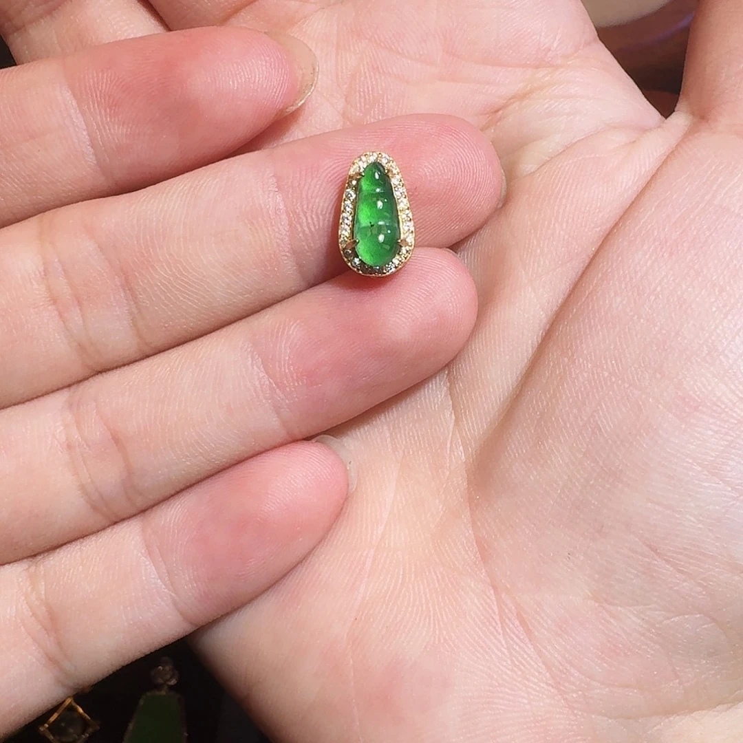 翡翠银S925镶嵌颈饰1111111