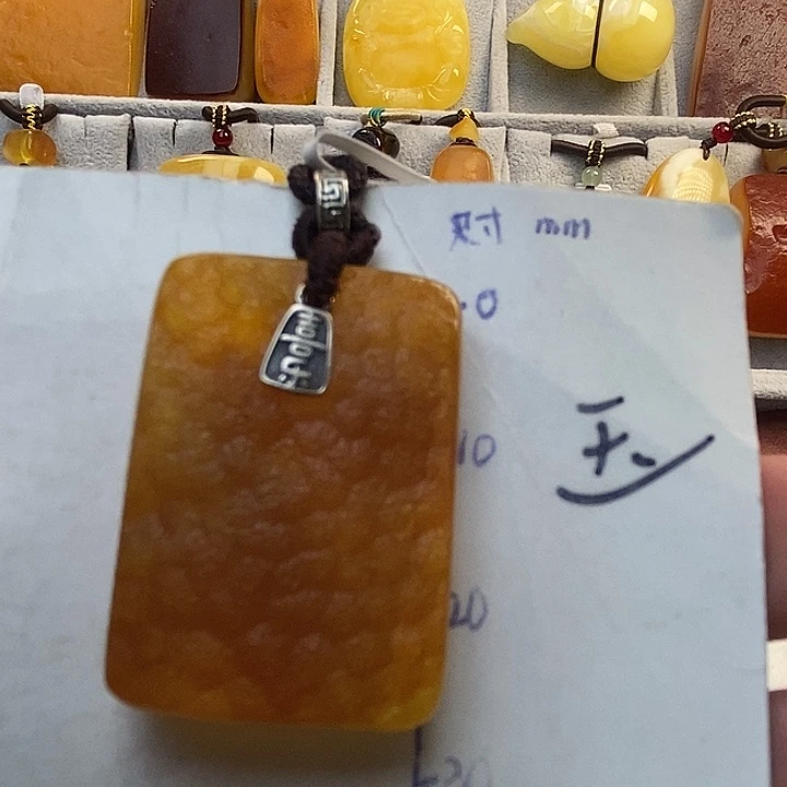 琥珀银S925镶嵌珠宝奇石