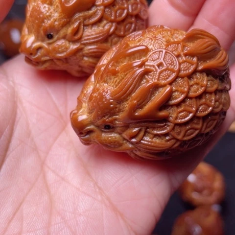 【闪购商品】手串/手链橄榄核35左右金币龙龟手球