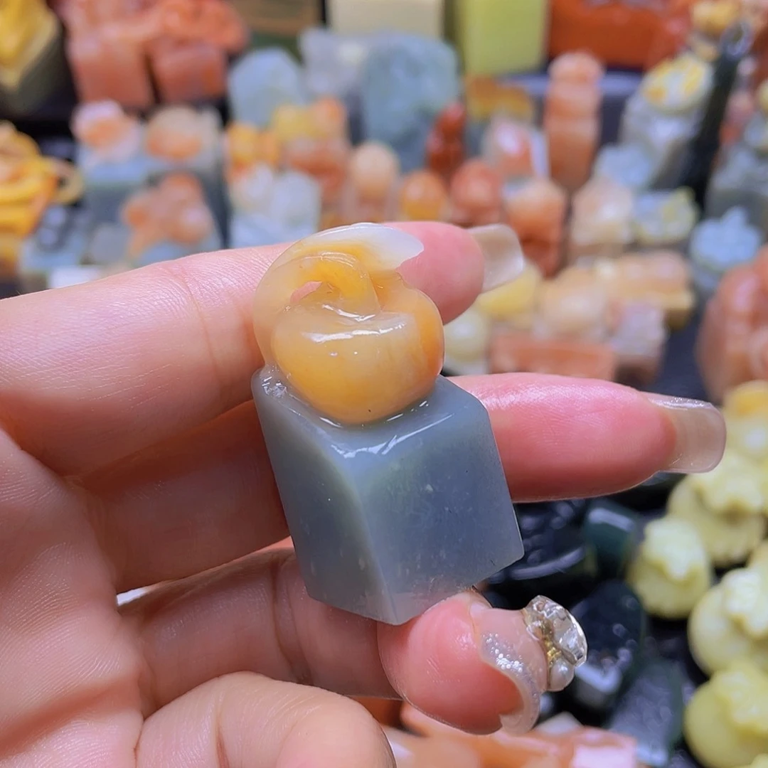 青田石印石纯手工