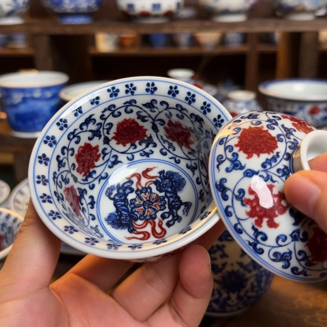 何***真纯手工手绘陶瓷茶具
