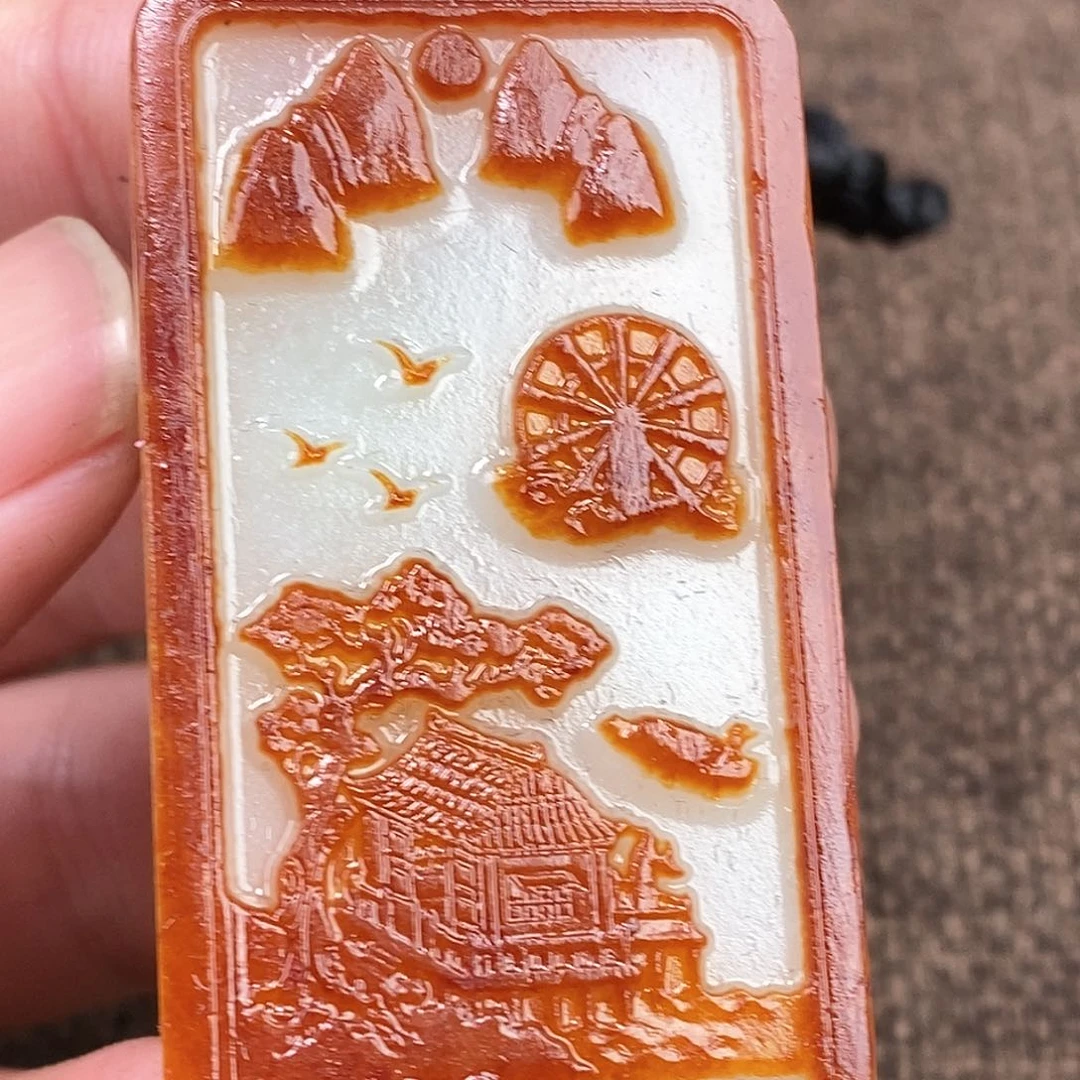 和田玉挂件未镶嵌