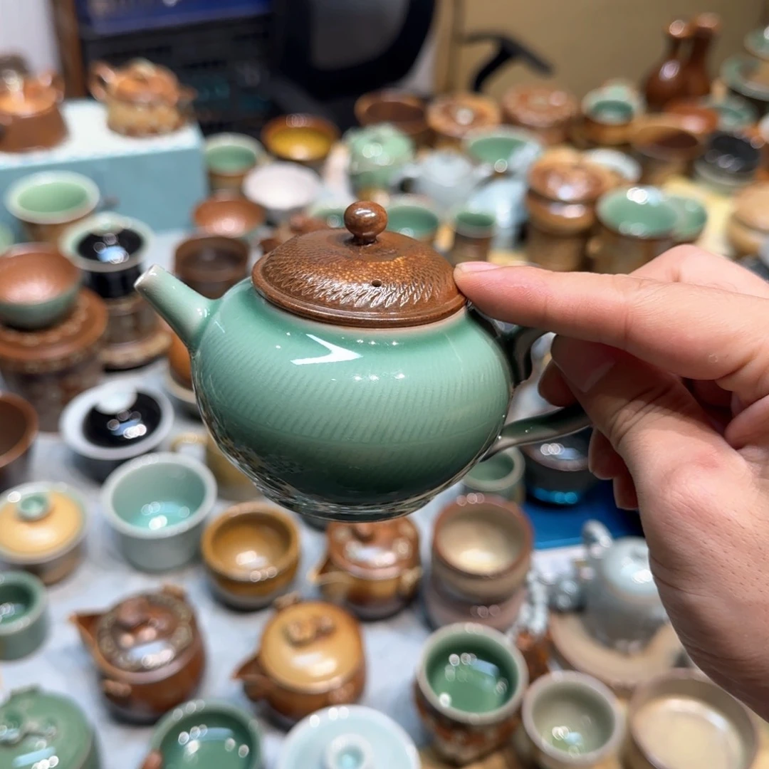 小金茶具青瓷茶器