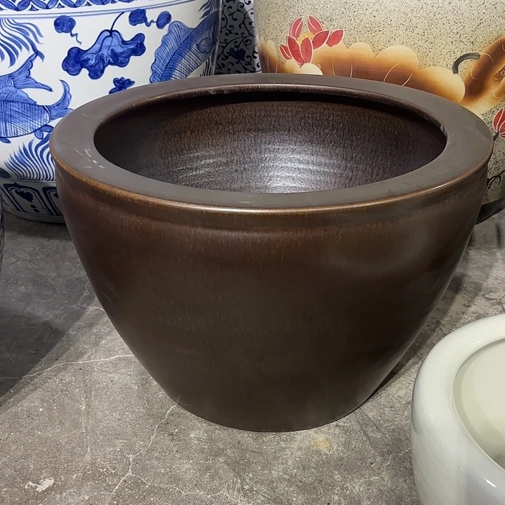陶瓷陶瓷鱼缸微瑕63-43