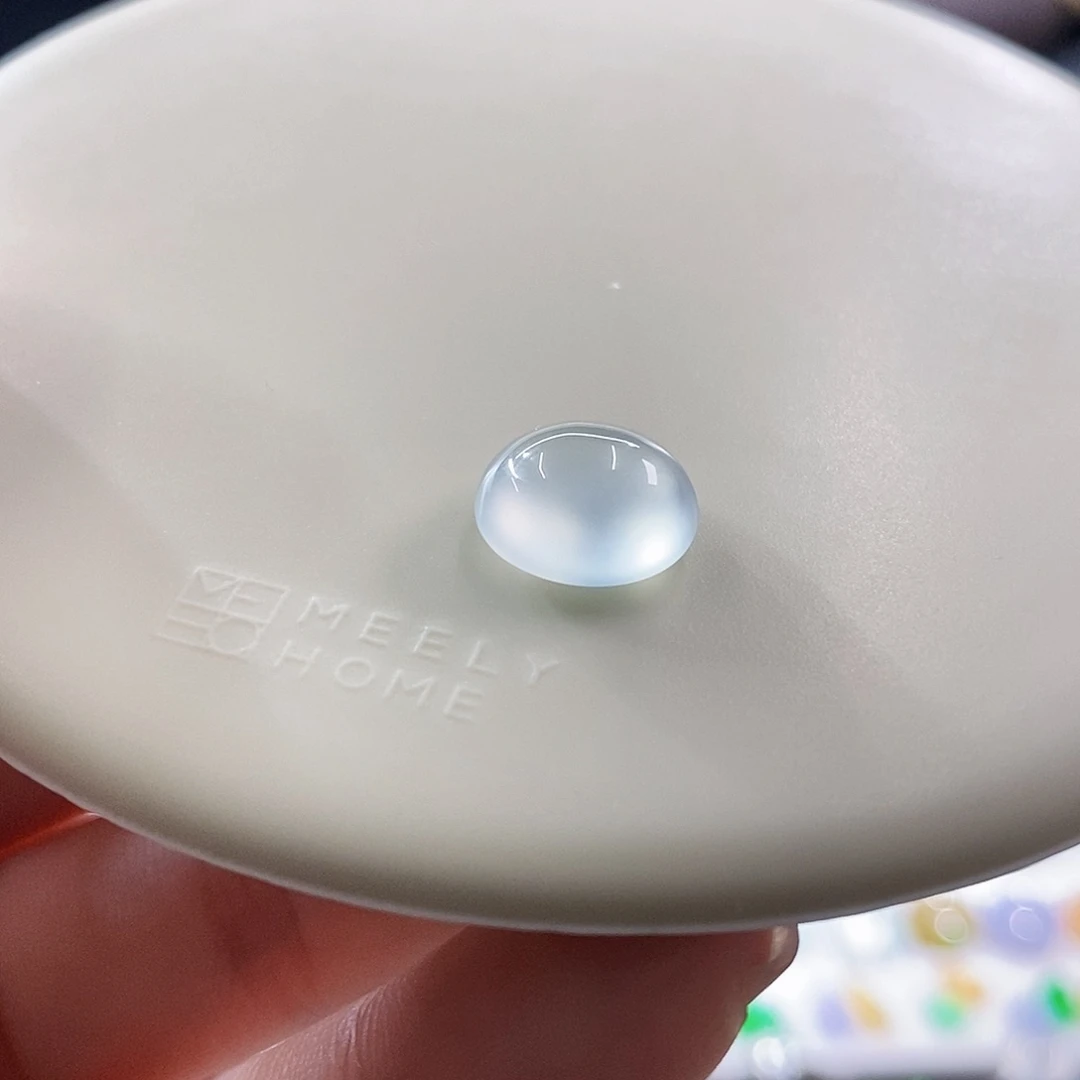 散珠翡翠玻璃种蛋面