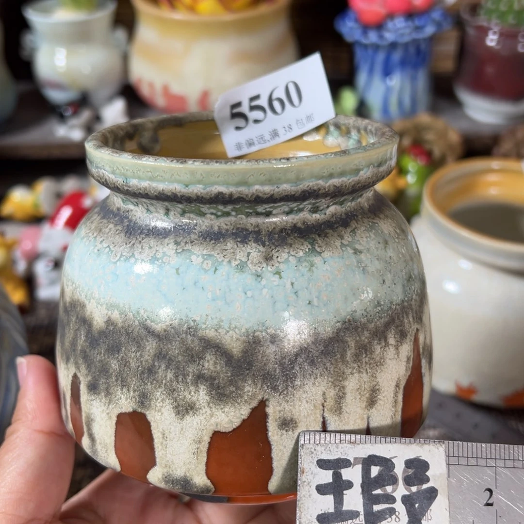 口7高9 手工花盆满30包邮