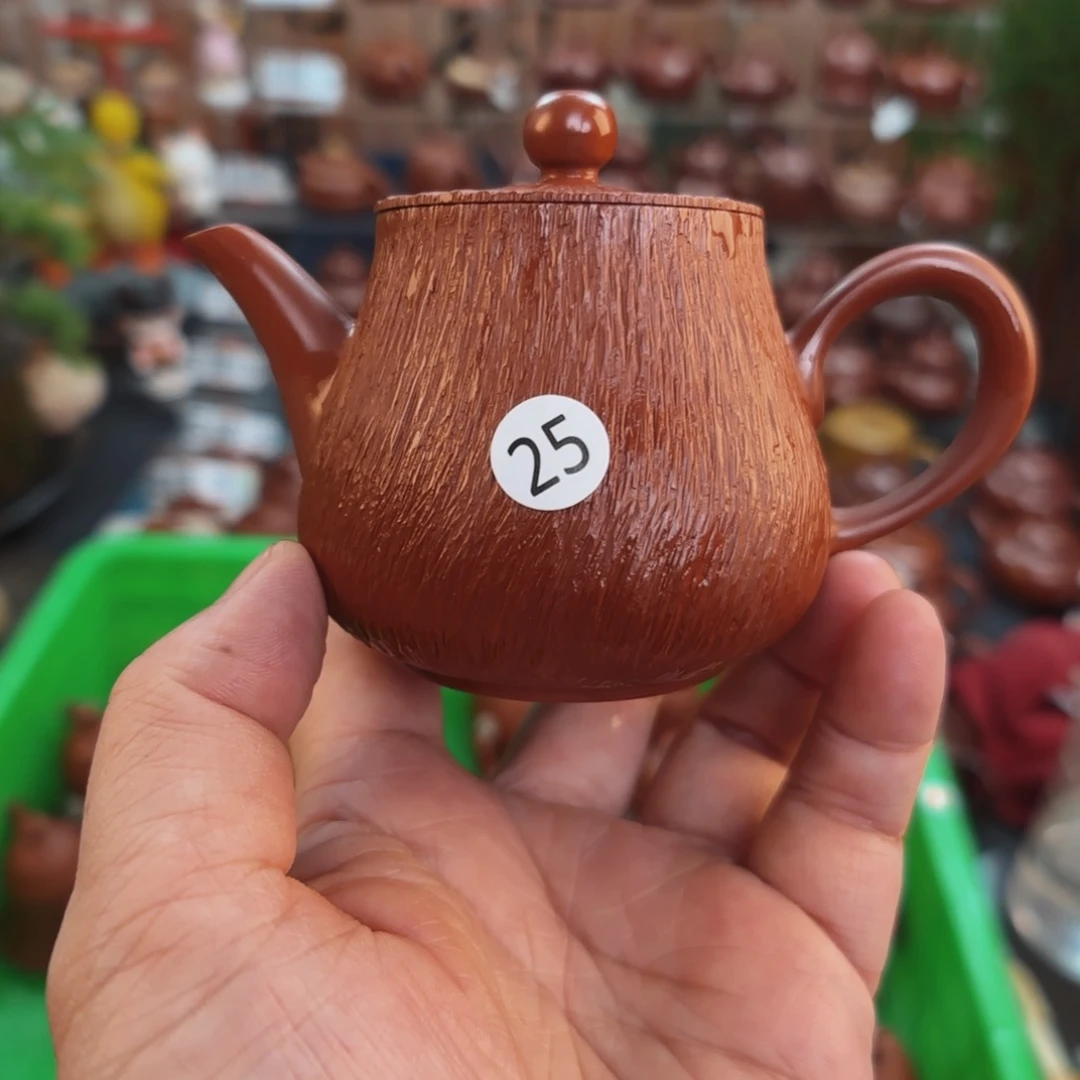 茶壶朱泥朱泥茶壶微瑕120C