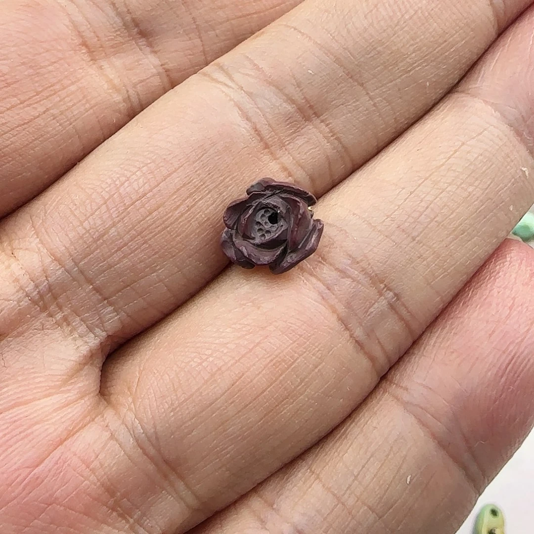 绿松石未镶嵌配饰 小花