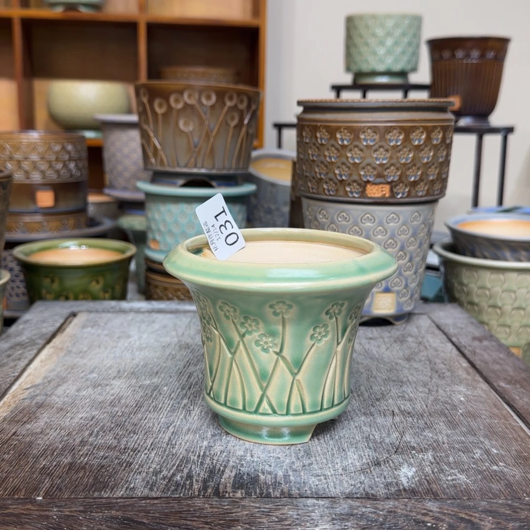 手工花盆 031 内口口径 8.2 cm