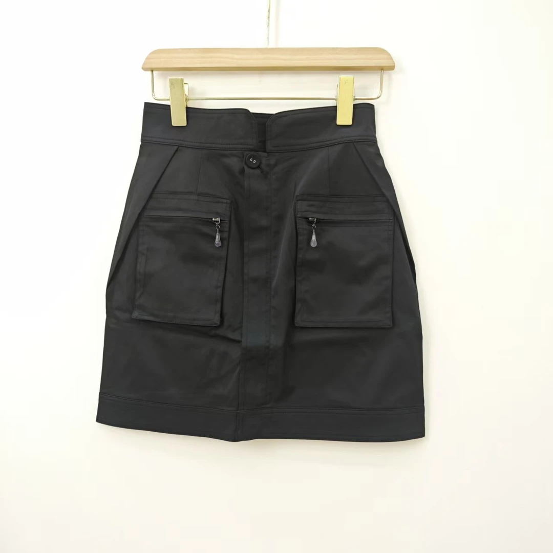 飘系列 A10-3-1-3-PLX196 时尚简约小众显瘦半身裙