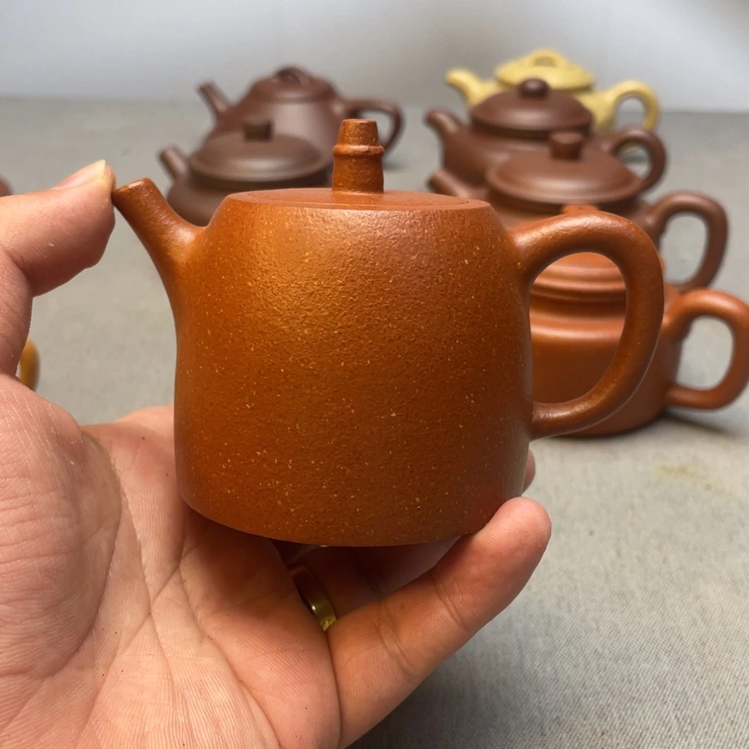 紫砂茶壶旅*半手汉掇