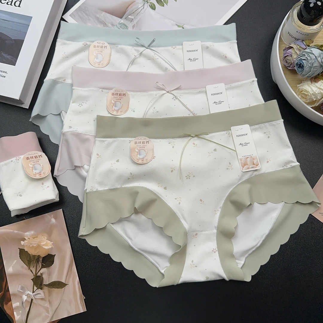 7条8条9条爆品亲肤透气无痕舒适大码低腰中高腰女士内裤抗菌底档