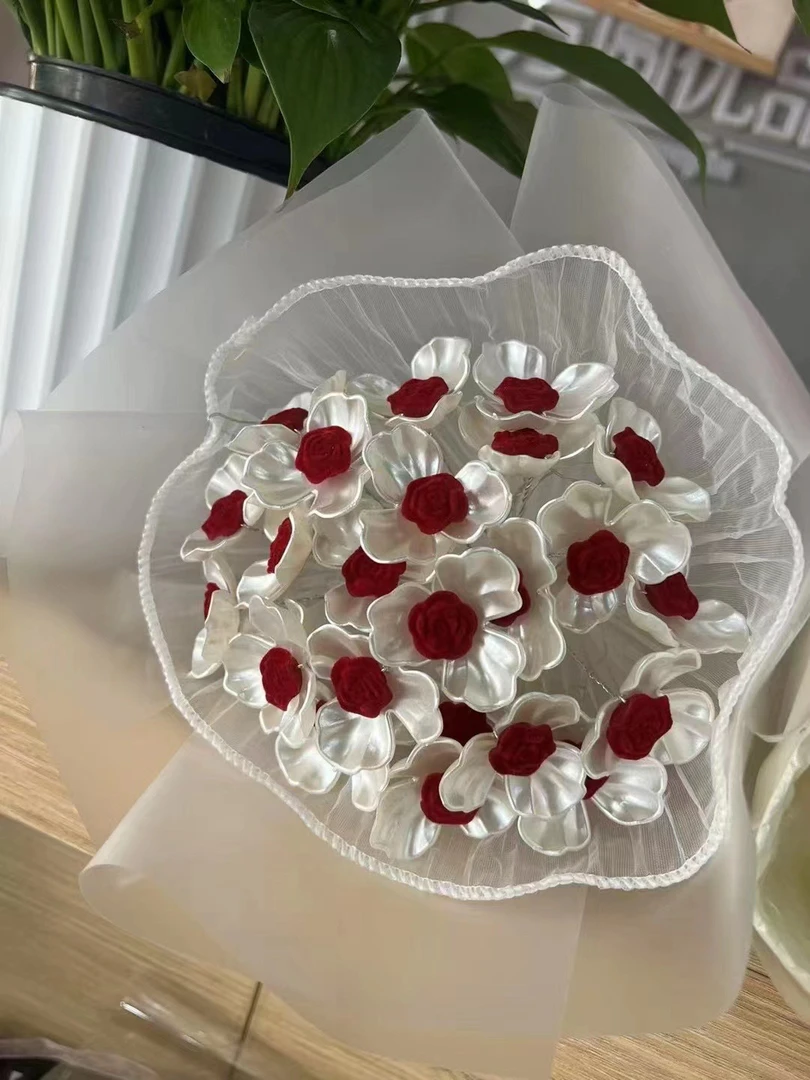 NM[内含灯串] DIY仿真珠花材料包 两款可选