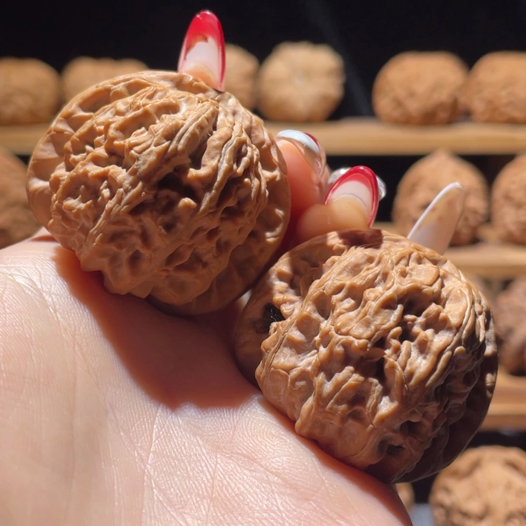 吊坠文玩核桃球白39