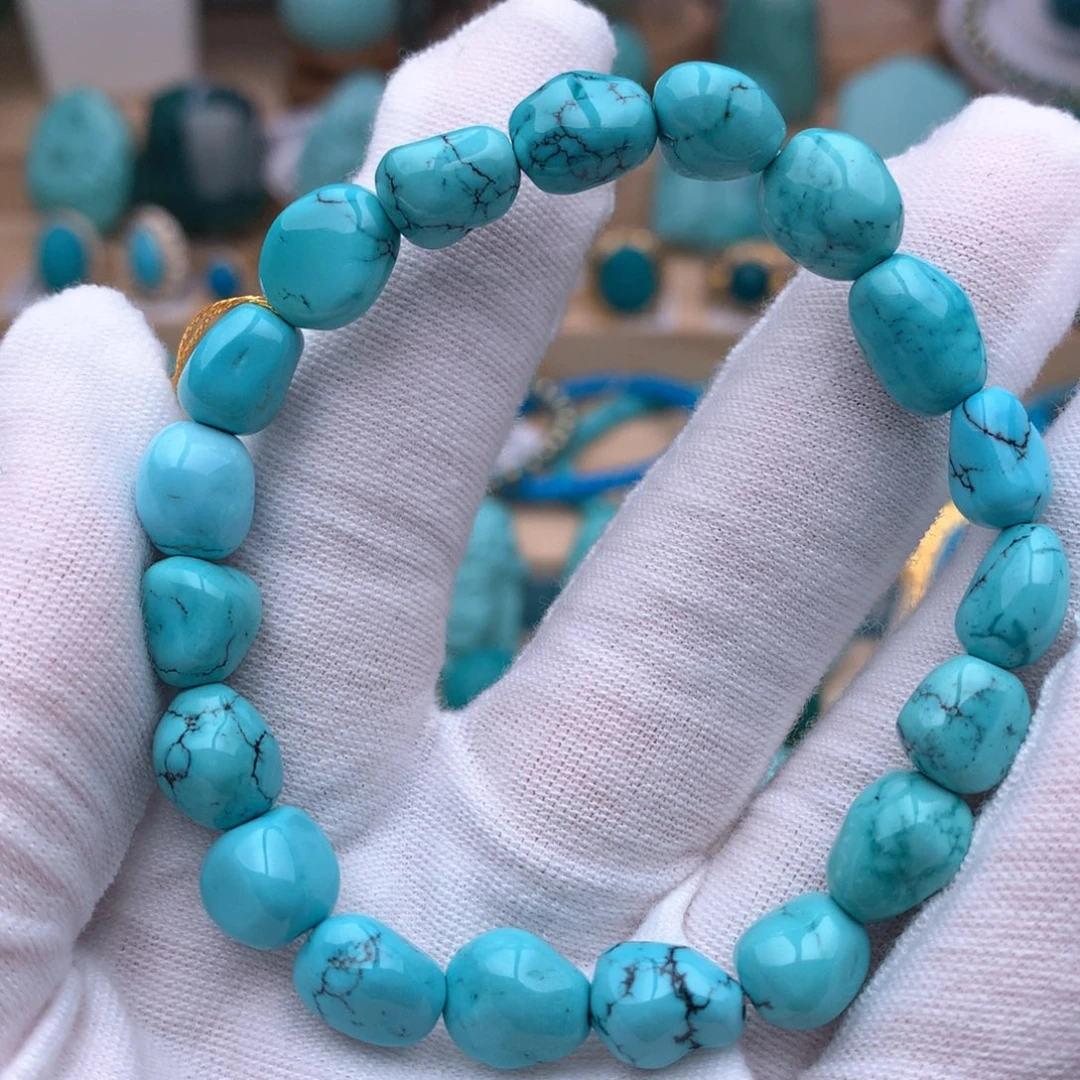 绿松石未镶嵌珠宝奇石9mm