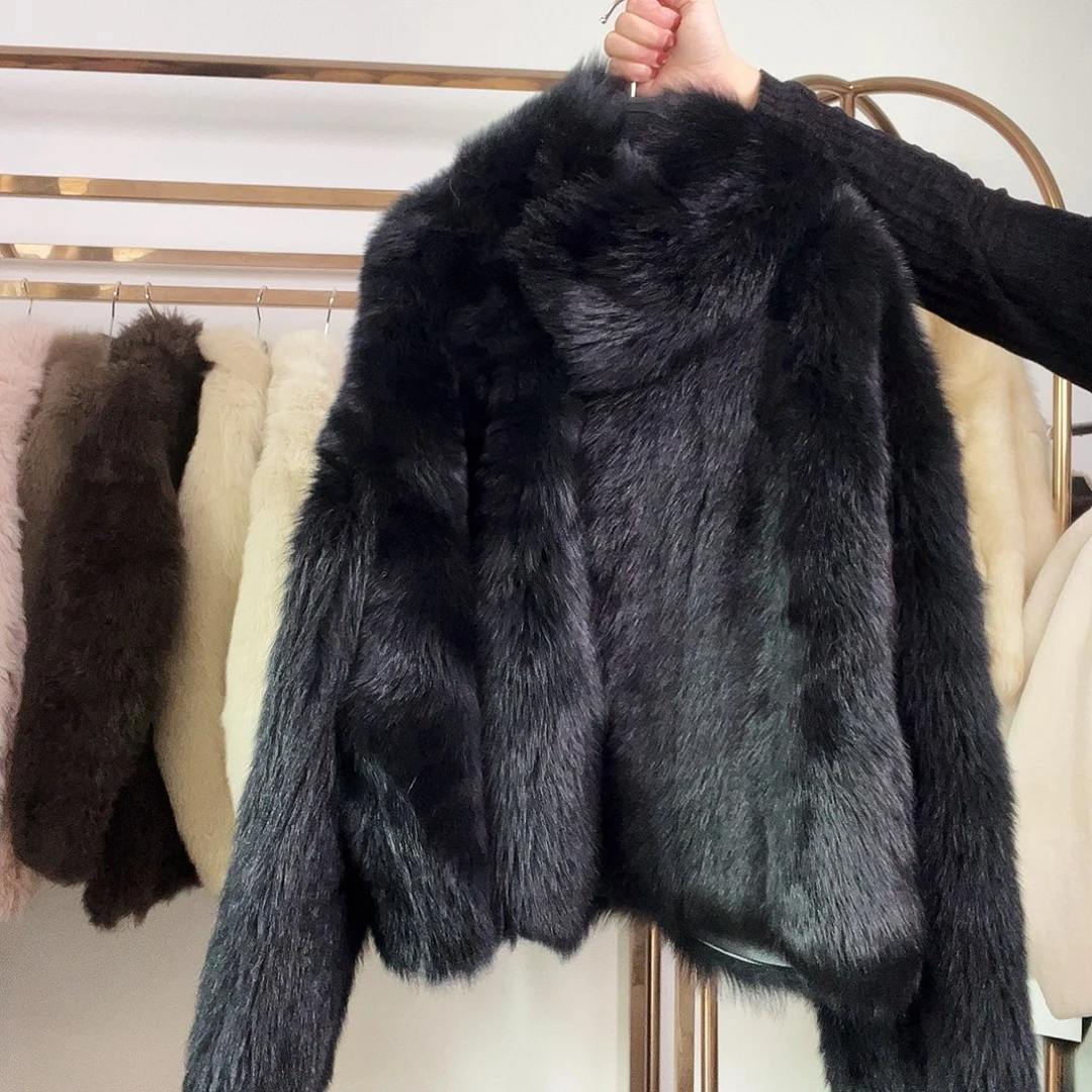 托斯卡纳爽面穿L皮毛一体