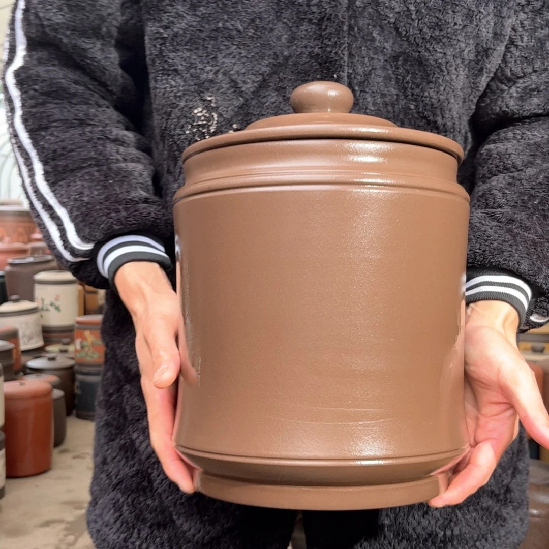 紫砂茶叶罐8 饼茶叶罐