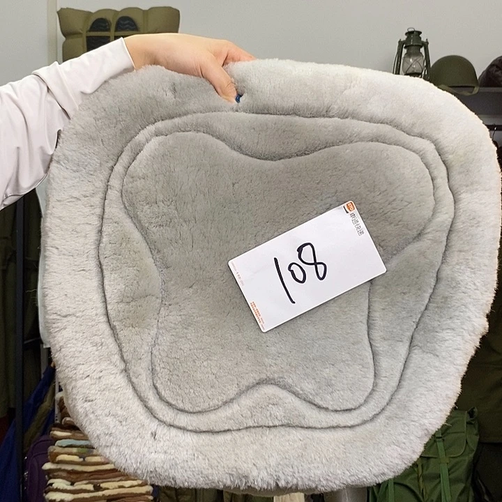 棠**饰直播间羊毛坐垫一对108