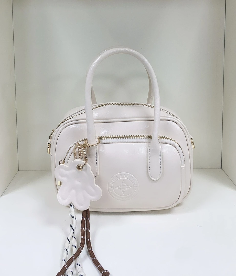 1015#米白色【尺寸：长-宽-高-】简约休闲百搭时尚女士纯单肩包