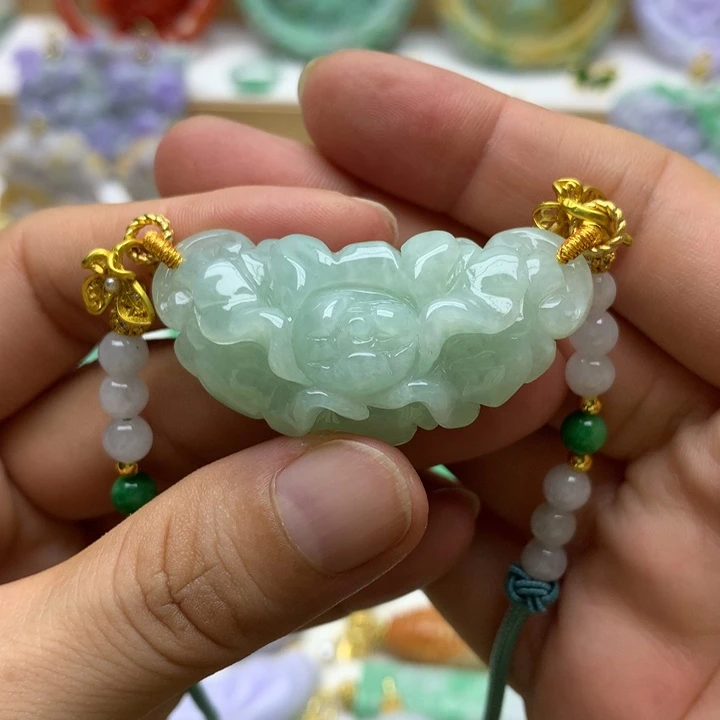 颈饰未镶嵌翡翠翡翠