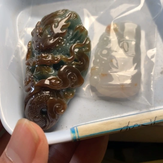 翡翠未镶嵌颈饰無*彡翡翠