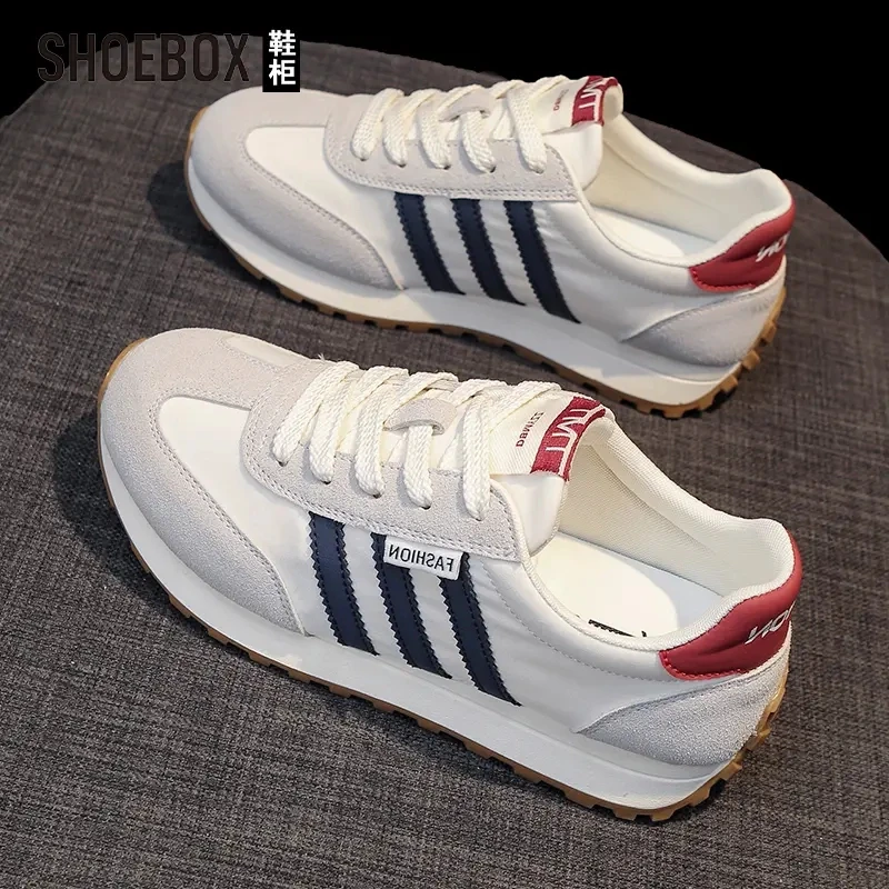 SHOEBOX鞋柜德训鞋爆款阿甘鞋女2025新款厚底防滑学生软底跑步鞋