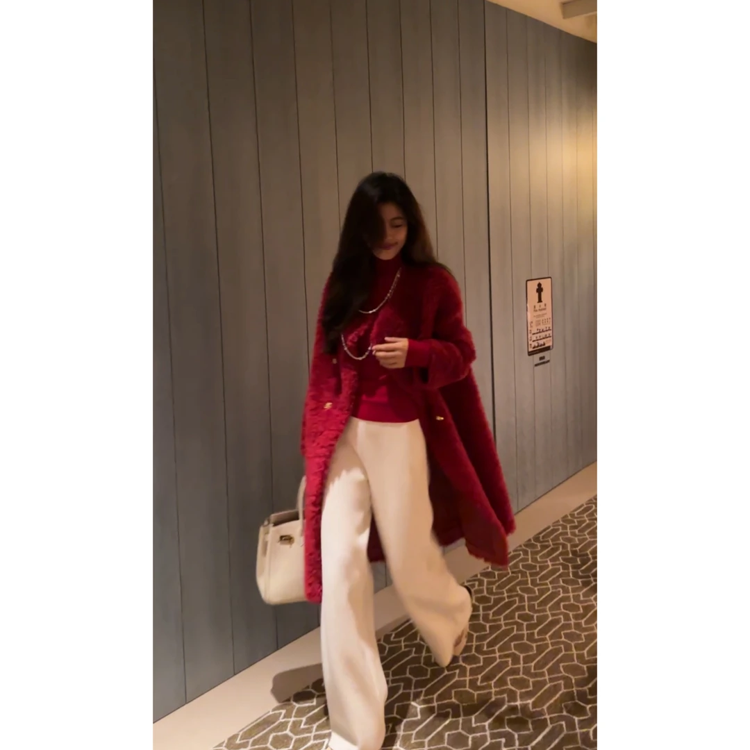 【N·COU】25冬新款【心软的神】轻奢高定中长款外套DY22000