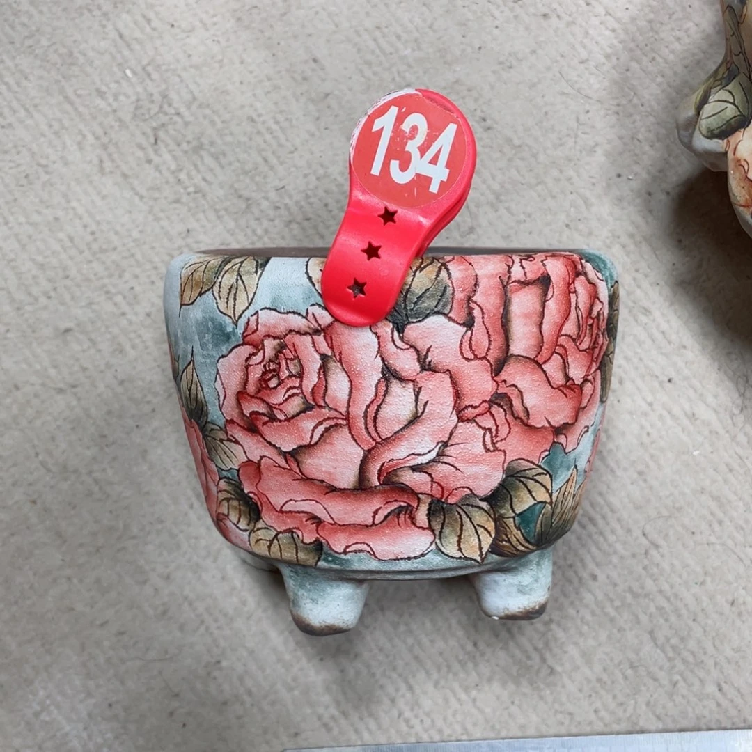 紫砂花盆L*陶瓷多肉花盆瑕疵