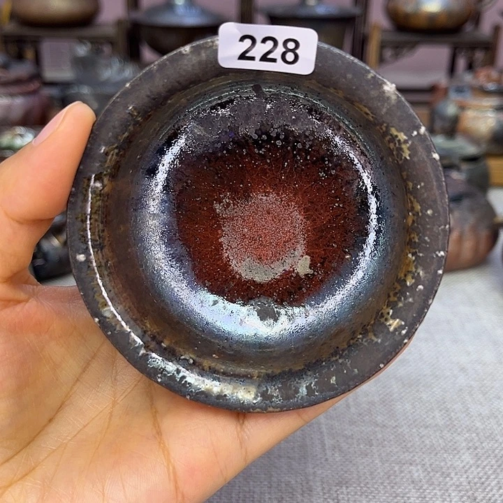 裸柴烧陶瓷手工茶器