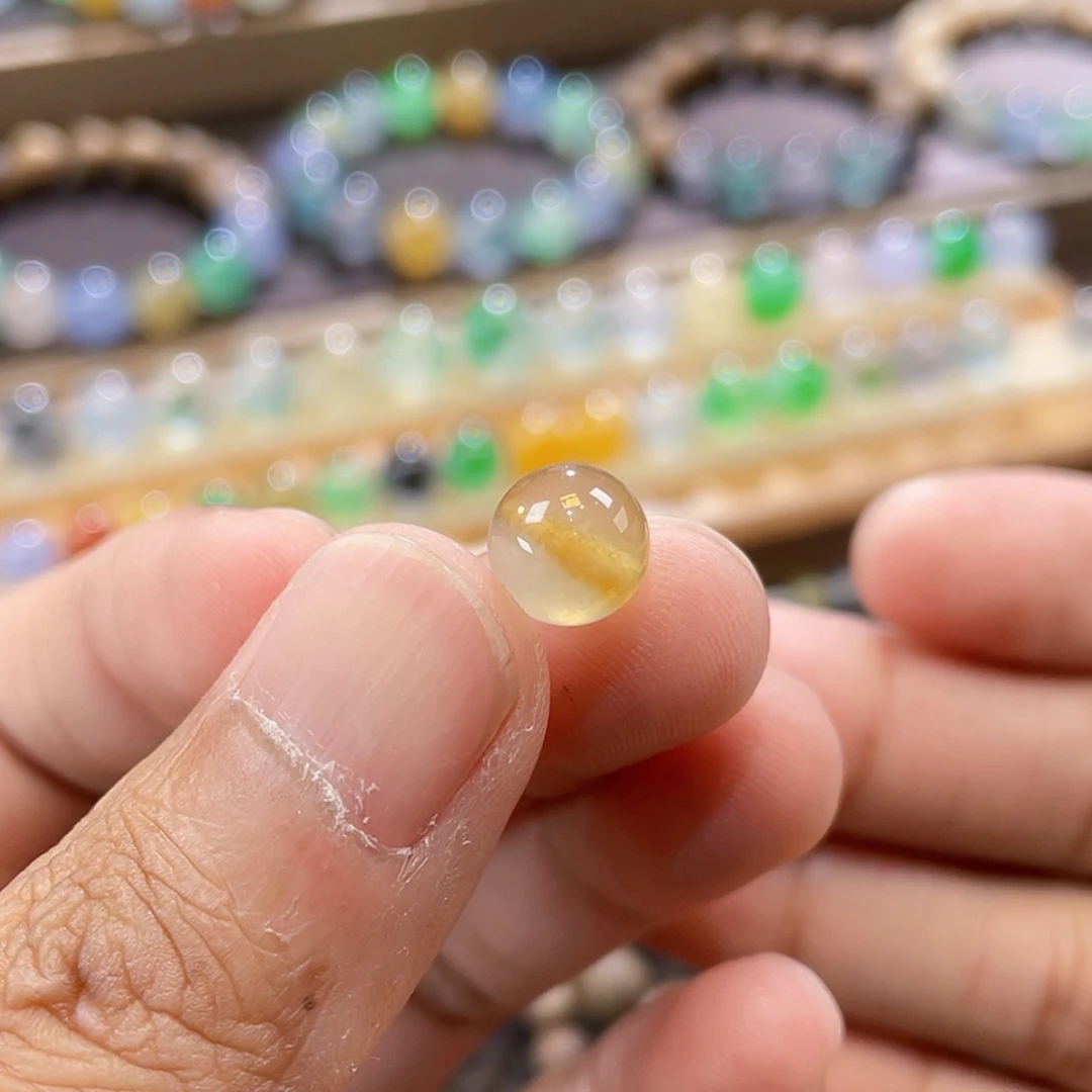 【闪购商品】未镶嵌手链翡翠卡8.7冰黄