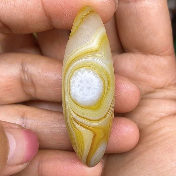 未镶嵌阿拉善眼睛石玛瑙/玉髓