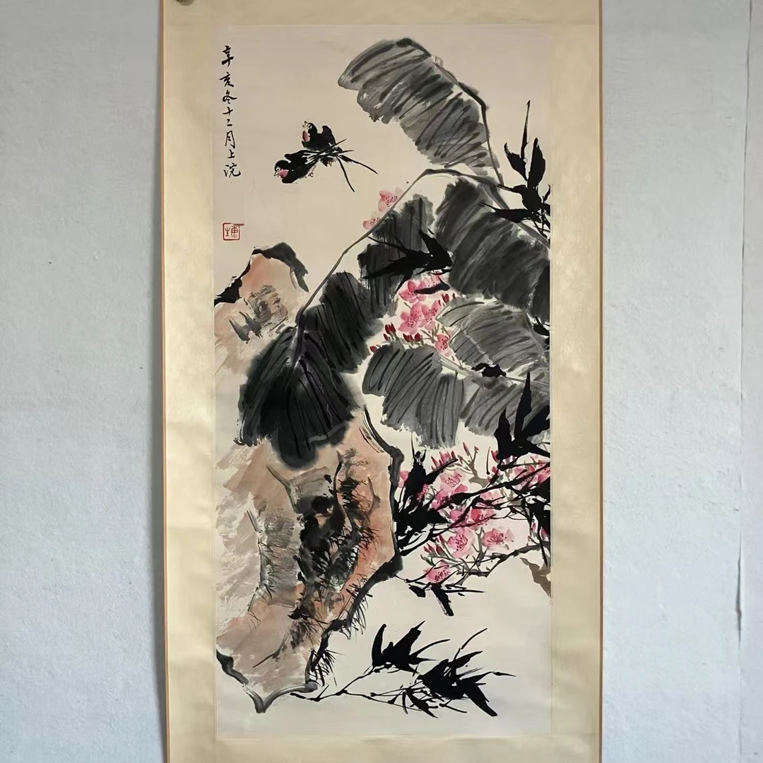 5701花鸟立轴97✖️46cm