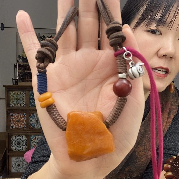 蜜蜡项链未镶嵌项链