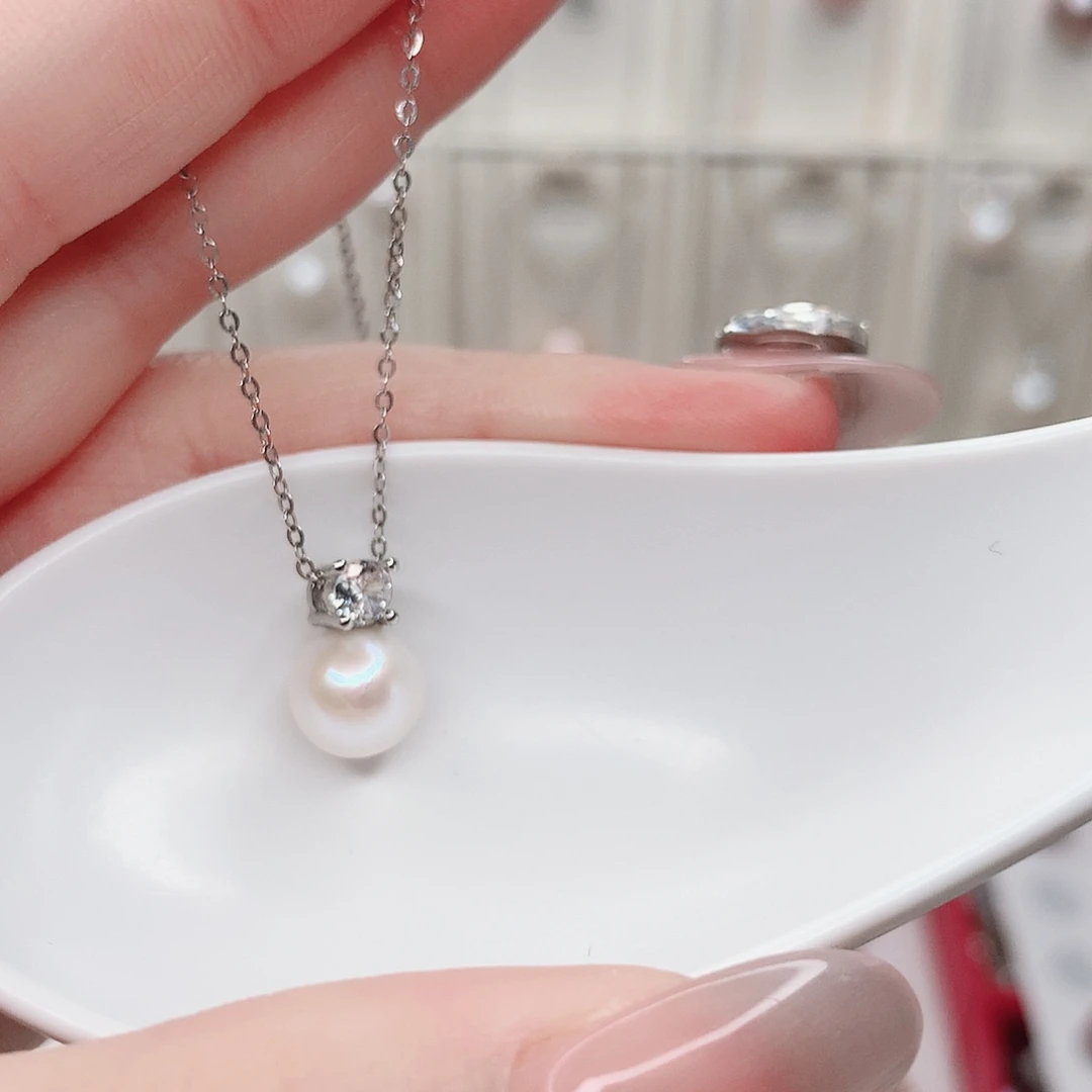合金吊坠(赠链)淡水珍珠